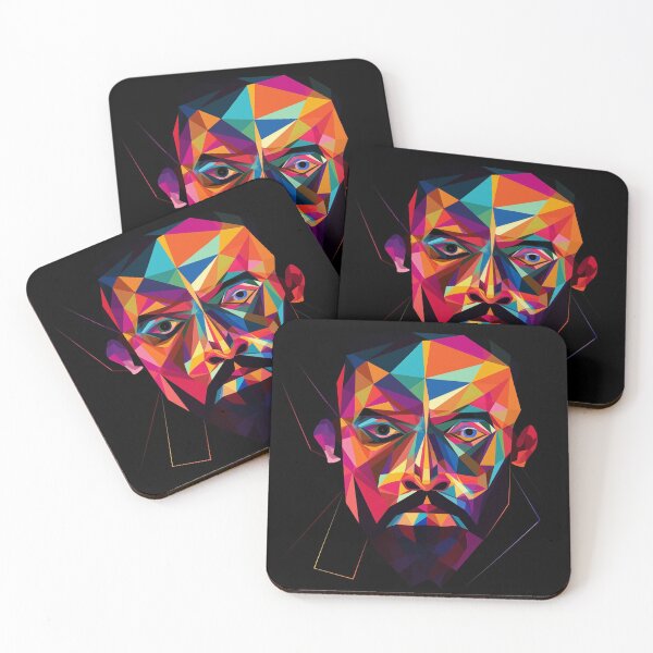 Item preview, man in geometric style designed and sold by TIA-shop.