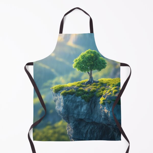 Item preview, A Serene Cliffside Forest View designed and sold by unimuse.