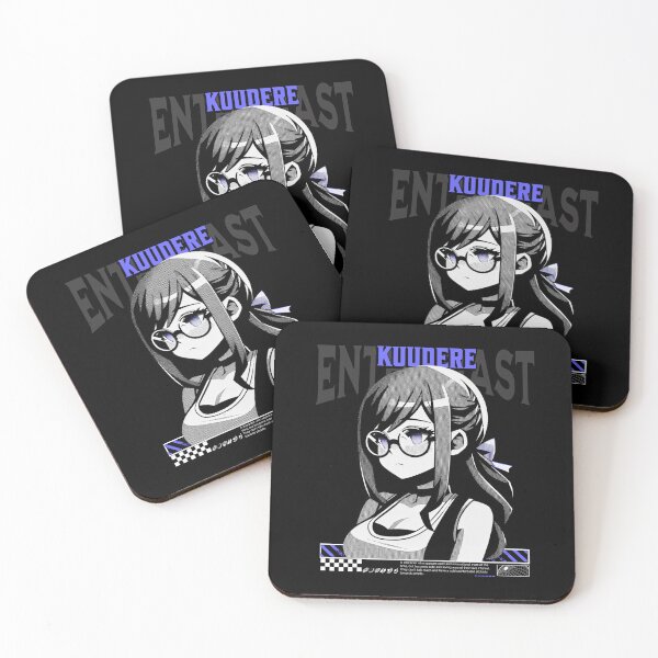 Item preview, Kuudere Enthusiast - Aesthetic streetwear serious anime girl designed and sold by Japatonic Shop.