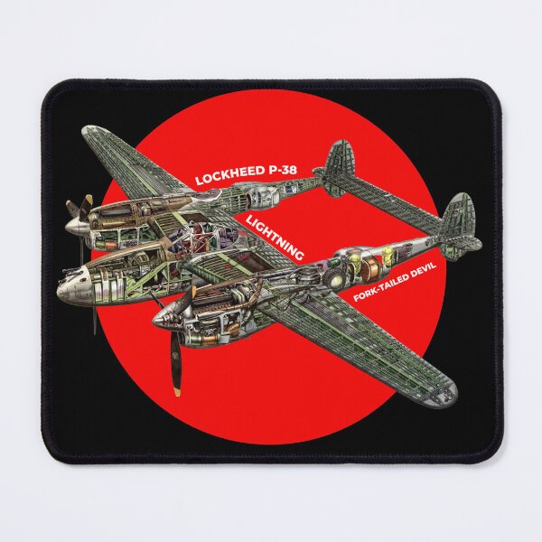 Item preview, WW2 Lockheed P-38 Lightning designed and sold by rayhanzo18.