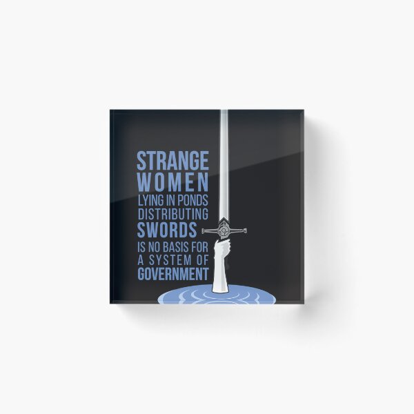 Item preview,  Strange Women Lying In Ponds Distributing Swords designed and sold by DavidVogel7.