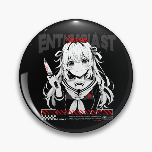 Item preview, Yandere Enthusiast - Aesthetic streetwear crazy anime girl designed and sold by Japatonic Shop.