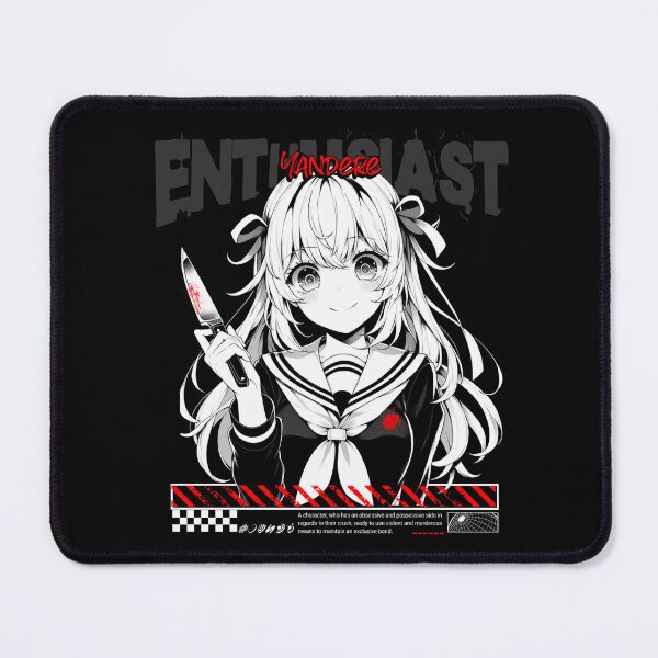 Item preview, Yandere Enthusiast - Aesthetic streetwear crazy anime girl designed and sold by Japatonic Shop.