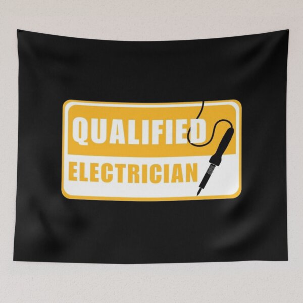 Item preview, Qualification Electrician funny Electrician  designed and sold by Kawabijutsu21.