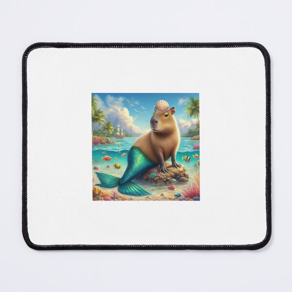Item preview, Capybara the Mermaid Princess1 designed and sold by Capybara Art Lover.