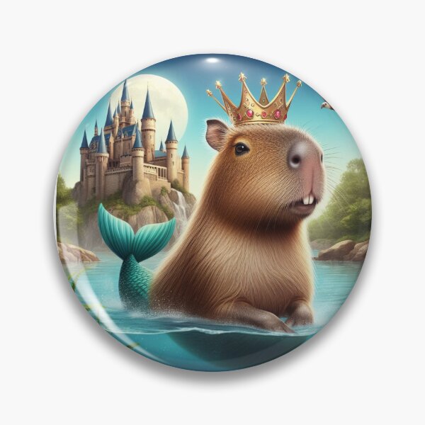 Item preview, Capybara the Mermaid Princess2 designed and sold by Capybara Art Lover.
