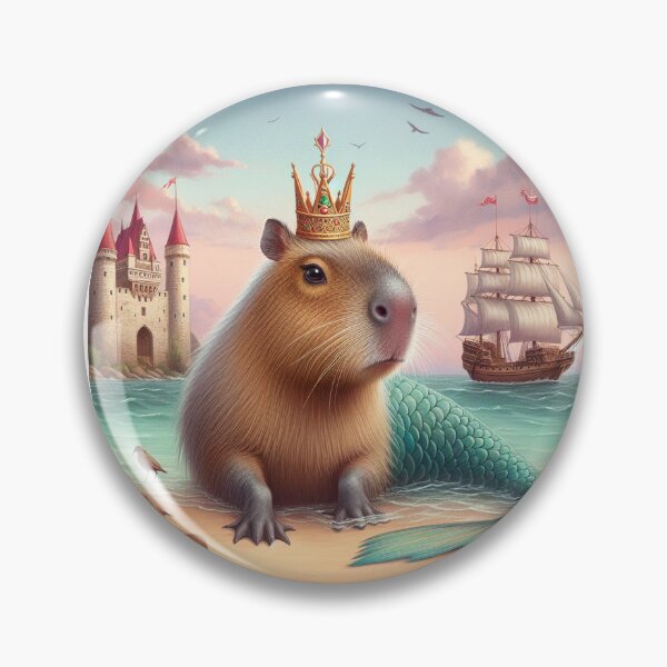 Item preview, Capybara the Mermaid Princess5 designed and sold by Capybara Art Lover.