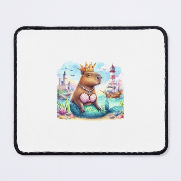 Item preview, Capybara the Mermaid Princess6 designed and sold by Capybara Art Lover.
