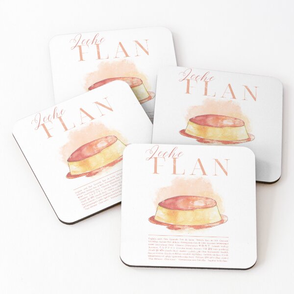 Item preview, Leche Flan Print with Different Translations designed and sold by ArtsyFresco.