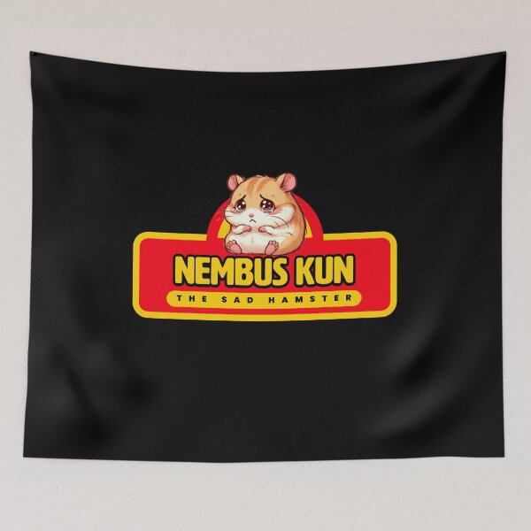 Item preview, Nembus Kun The Sad Hamster,Sad Hamster, Cute Funny Hamster designed and sold by SnuggleSafari.