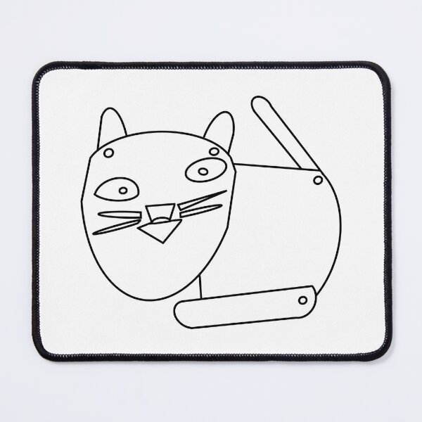 Item preview, The_Articulated_Cat_<Black Line> Style_No.06, 2023 By Mix The Arts Studio designed and sold by MixTheArtStudio.