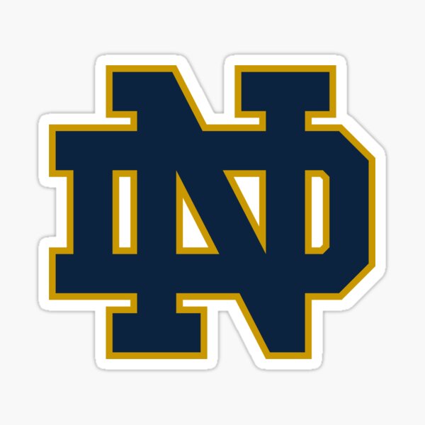 Notre Dame Blue Stickers | Redbubble