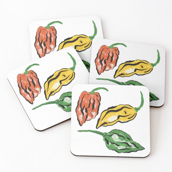 Item preview, Colorful Peppers designed and sold by inkyhabit.