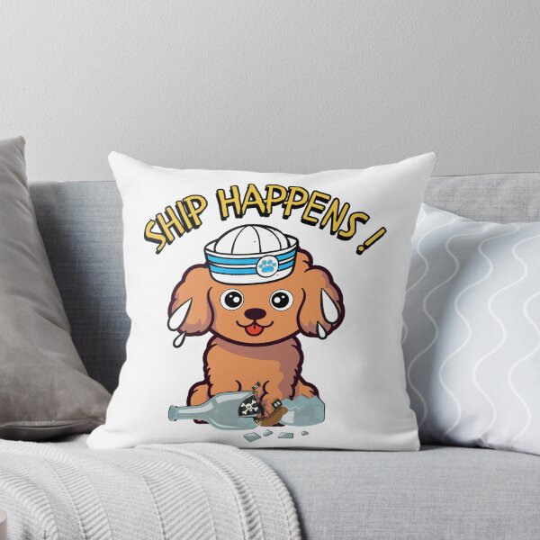 Item preview, Ship Happens Funny Brown Dog designed and sold by Pet Station.