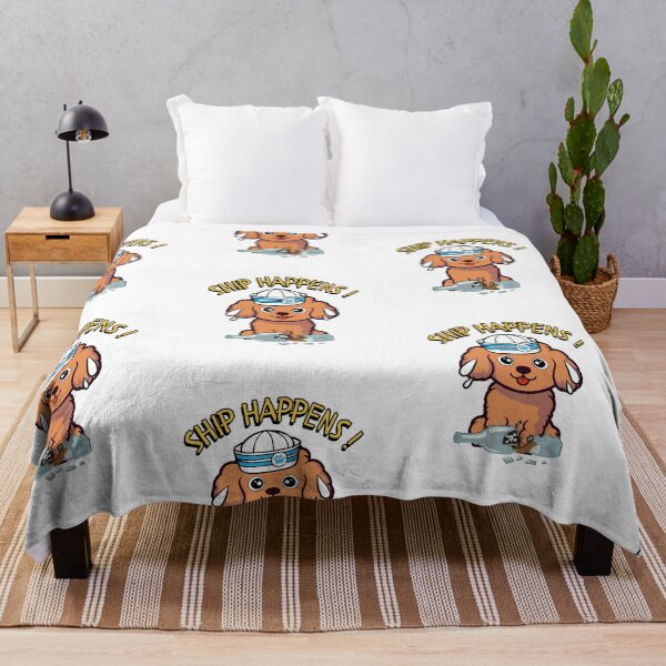 Item preview, Ship Happens Funny Brown Dog designed and sold by Pet Station.