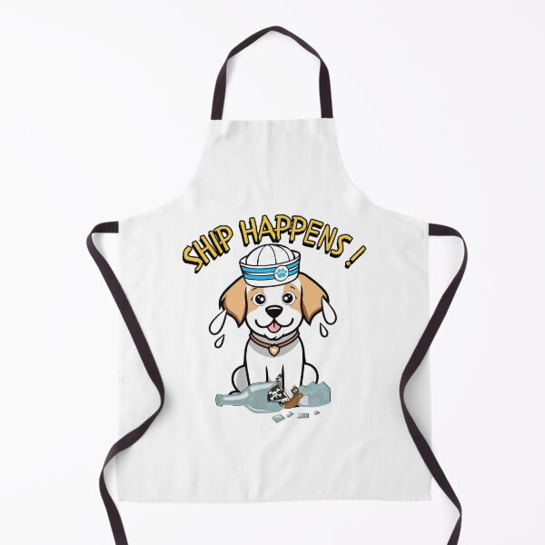 Item preview, Ship Happens Funny Happy Dog designed and sold by Pet Station.