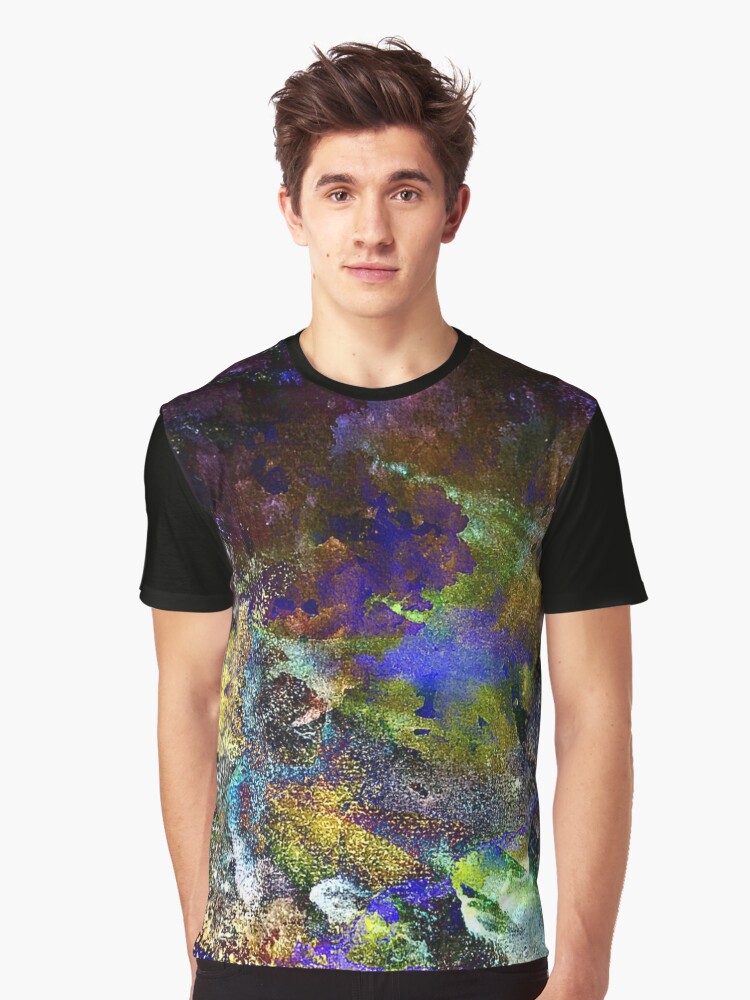 Thumbnail 1 of 5, Graphic T-Shirt, Neon Seas designed and sold by TSteeleArt.