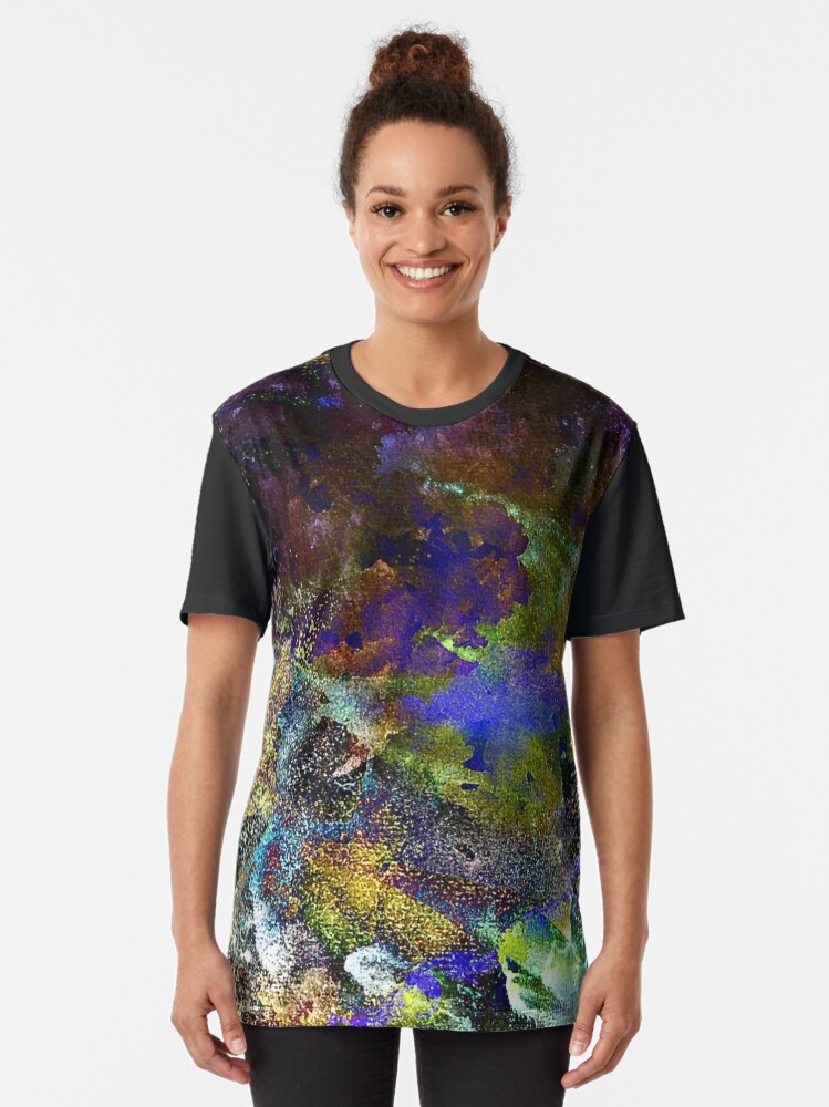 Thumbnail 2 of 5, Graphic T-Shirt, Neon Seas designed and sold by TSteeleArt.
