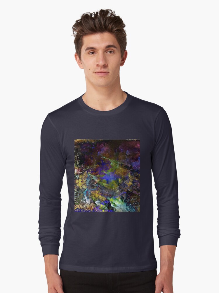 Thumbnail 1 of 5, Long Sleeve T-Shirt, Neon Seas designed and sold by TSteeleArt.
