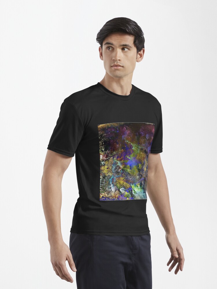 Thumbnail 3 of 7, Active T-Shirt, Neon Seas designed and sold by TSteeleArt.