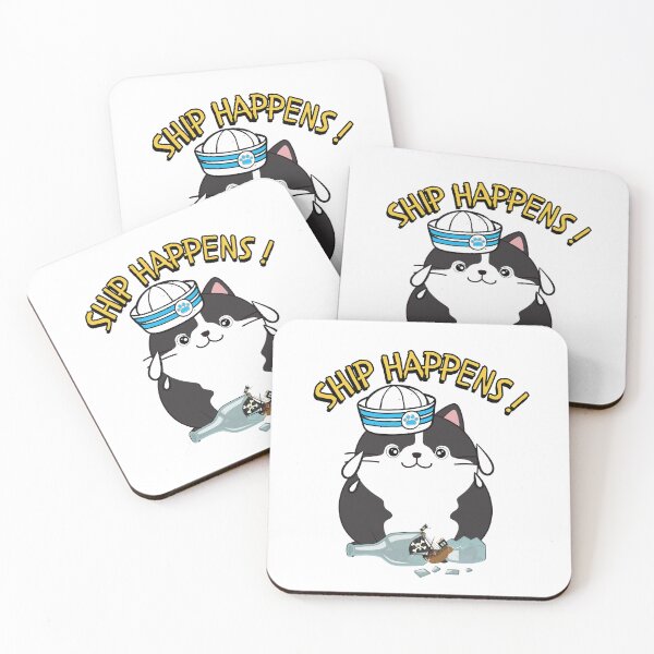 Item preview, Ship Happens Funny Fat cat designed and sold by Pet Station.