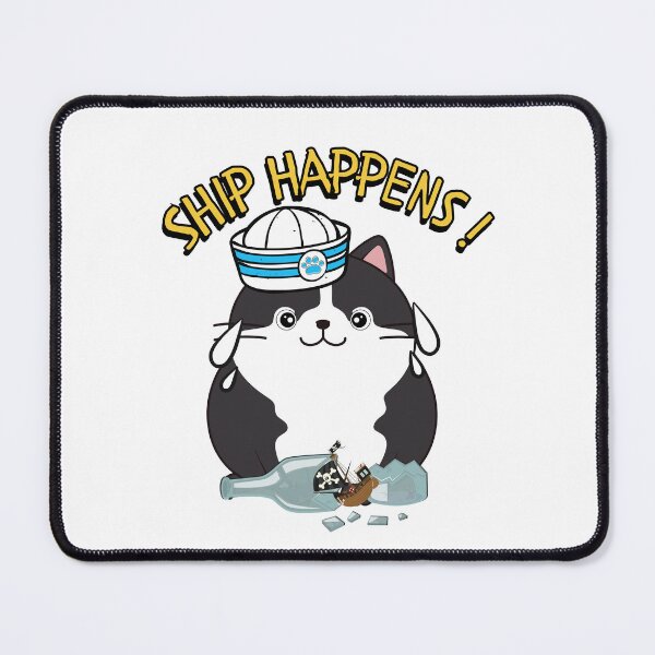 Item preview, Ship Happens Funny Fat cat designed and sold by Pet Station.