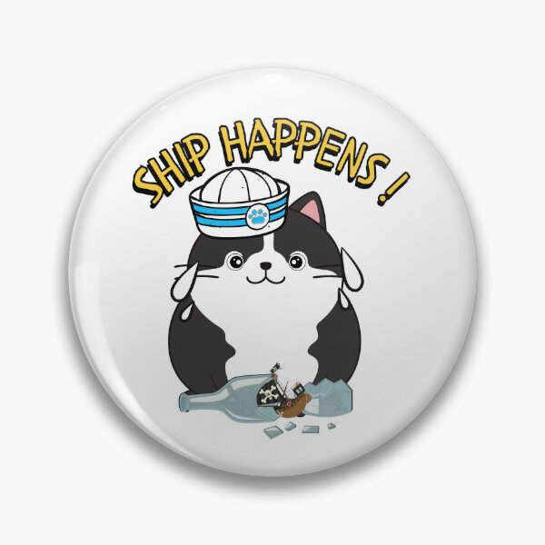 Item preview, Ship Happens Funny Fat cat designed and sold by Pet Station.