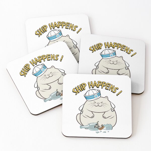 Item preview, Ship Happens Funny Fat cat designed and sold by Pet Station.