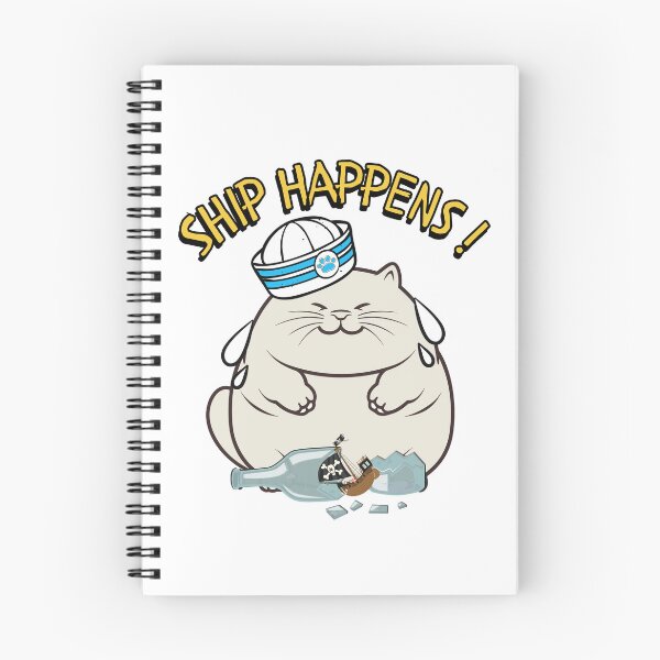 Item preview, Ship Happens Funny Fat cat designed and sold by Pet Station.