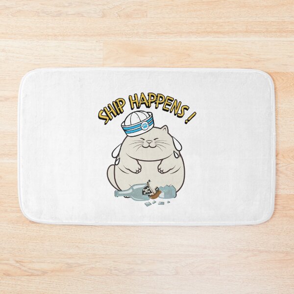 Item preview, Ship Happens Funny Fat cat designed and sold by Pet Station.
