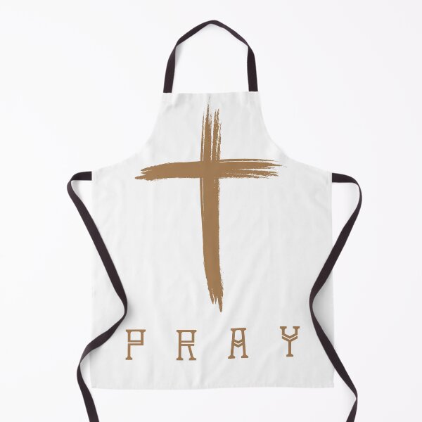 Item preview, Minimal Artwork Featuring Brown Cross and Pray Text designed and sold by REALKIRAN.