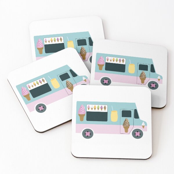 Item preview, Cute Ice Cream Truck Design designed and sold by idovedesign.