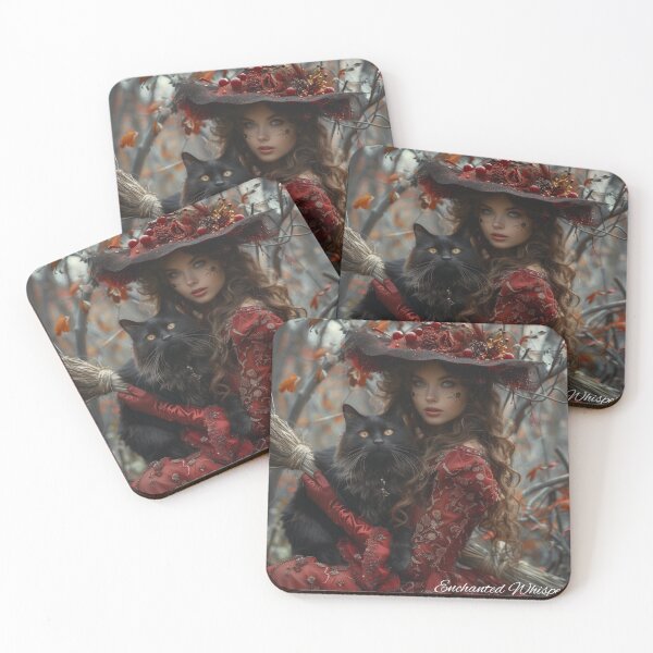 Artikelvorschau, Crimson Enchantress mit Midnight Familiar entworfen und verkauft von palmyst.