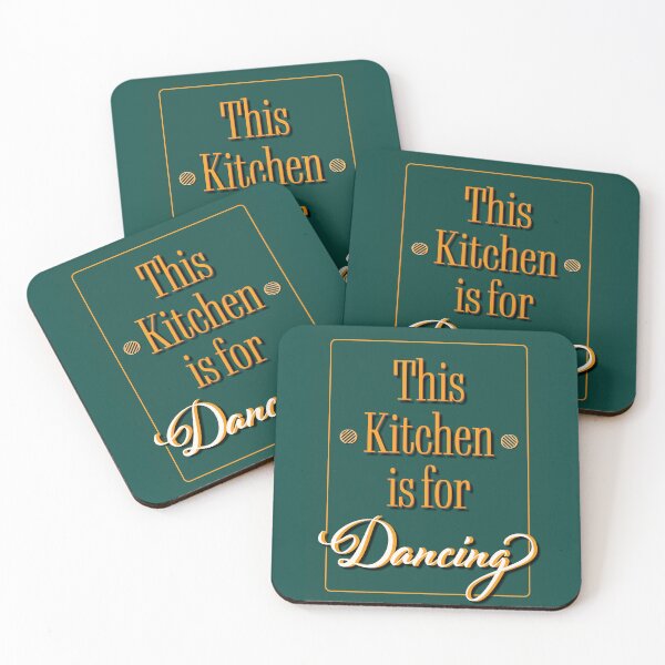Item preview, This Kitchen is For Dancing - Kitchen Quote Art designed and sold by Space Sense.