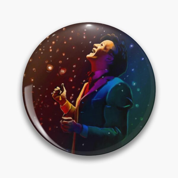 Item preview, colourful painting of the eleventh doctor designed and sold by GessleinGraphic.