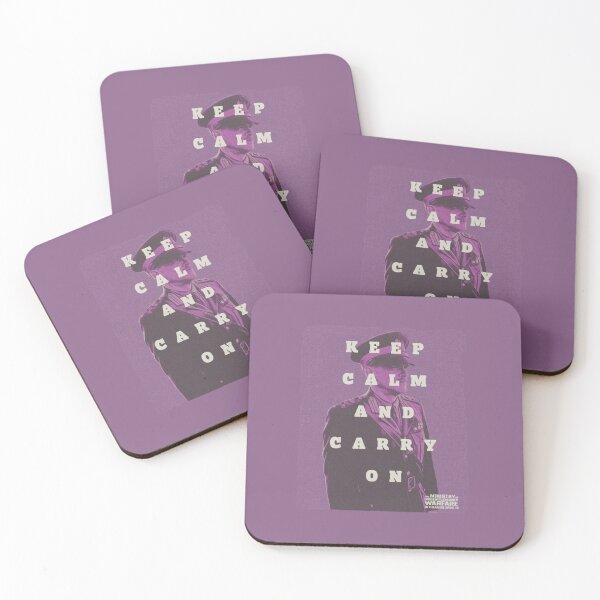 Item preview, keep calm and carry on purple cary elwes designed and sold by MechanicalART.