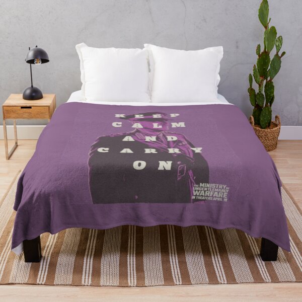 Item preview, keep calm and carry on purple cary elwes designed and sold by MechanicalART.