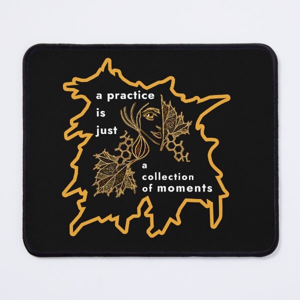 Item preview, Practice Through Moments Mantra Nature Science Design designed and sold by thecakelin.