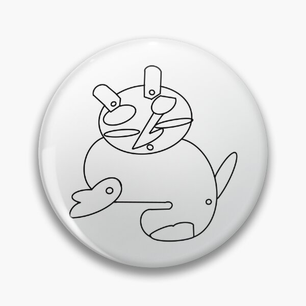 Item preview, The_Articulated_Cat_<Black Line> Style_No.01, 2023 By Mix The Arts Studio designed and sold by MixTheArtStudio.