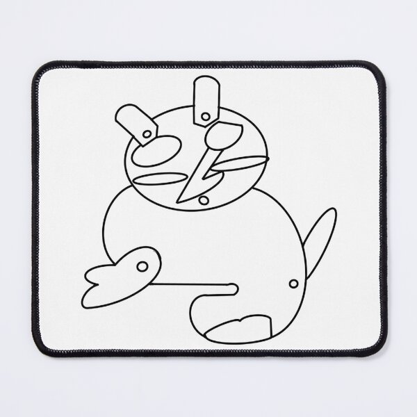 Item preview, The_Articulated_Cat_<Black Line> Style_No.01, 2023 By Mix The Arts Studio designed and sold by MixTheArtStudio.