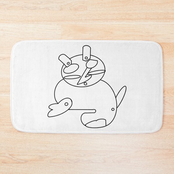 Item preview, The_Articulated_Cat_<Black Line> Style_No.01, 2023 By Mix The Arts Studio designed and sold by MixTheArtStudio.
