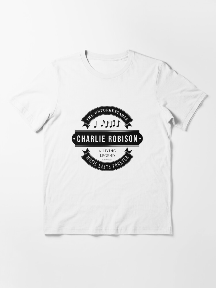 Thumbnail 3 of 7, Essential T-Shirt, Charlie Robison - The unforgettable - A living legend designed and sold by ZadiMadibinta87.