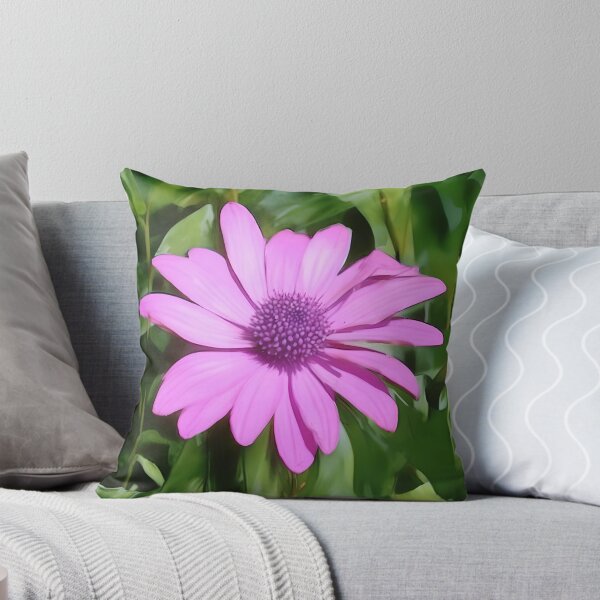 Item preview, Purple Osteospermum Against Green Leaves designed and sold by taiche.