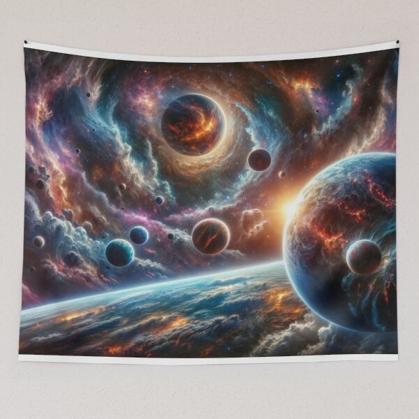 Item preview, Voyage Through the Cosmos: Planetary Convergence designed and sold by OmniGoods.