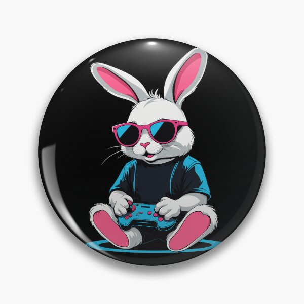 Item preview, Easter Bunny Gamer Iconic Easter Gaming designed and sold by LuminOrb.