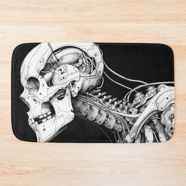 Item preview, skeletal cyborg designed and sold by PricklyPeanut.