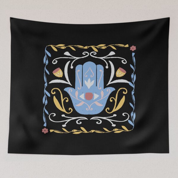Item preview, Sacred Hamsa: Spiritual Hand of Protection Art designed and sold by REALKIRAN.