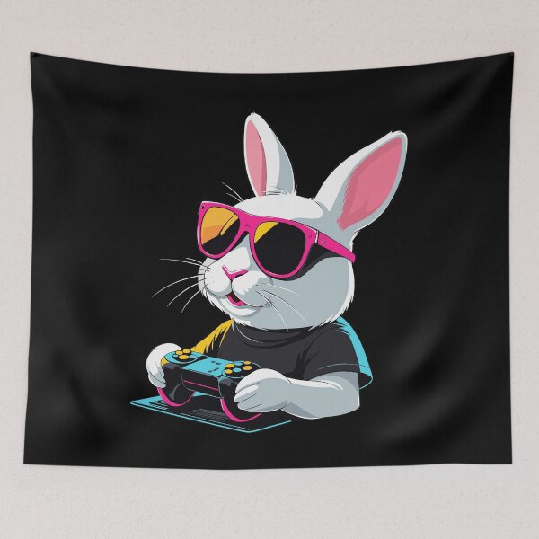 Item preview, Easter Bunny Gamer Gaming Streetwear Iconic designed and sold by LuminOrb.