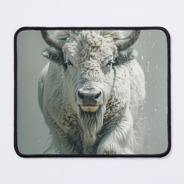 Item preview, White Bison Watercolor Print American West Animal Illustration designed and sold by Rockwpapart.