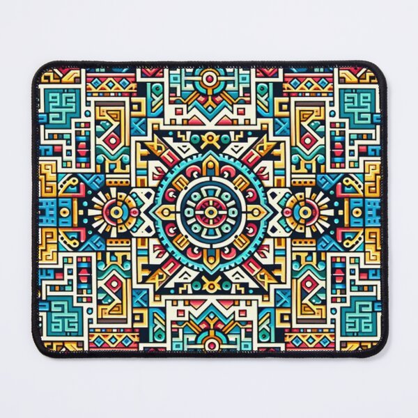 Item preview, mosaic intricate aztec inspired design designed and sold by TheScruffyGoose.